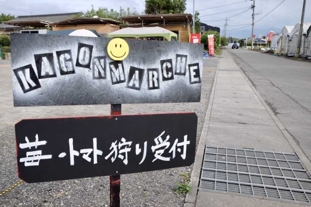 いちご狩り? トマト狩り?
